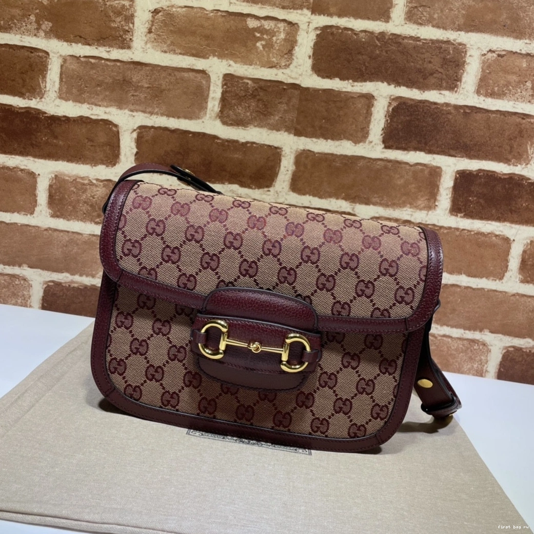 First bag ru 1955 bag GUCCI shoulder Horsebit 0822